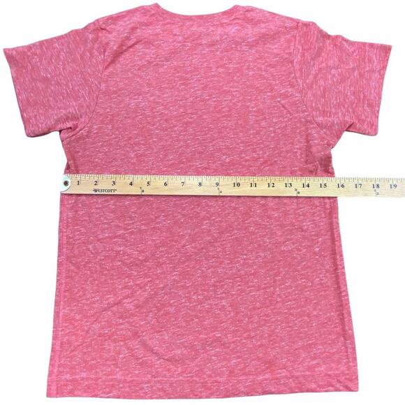 LAT Red Melange Summer Camp Jersey Tee Youth Medium Short Sleeve Crew Neck - Picture 8 of 11